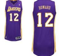 Los Angeles Lakers 12# Dwight Howard Purple Revolution 30 Swingman Jersey