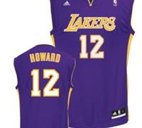 Los Angeles Lakers 12# Dwight Howard Purple Swingman NBA Jerseys Los Angeles Lakers 12# Dwight Howard Purple Swingman NBA Jerseys