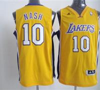 nba los angeles lakers #10 nash yellow(revolution 30 swingman) nba los angeles lakers #10 nash yellow(revolution 30 swingman)