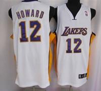 nba los angeles lakers #12 dwight howard white(howard)