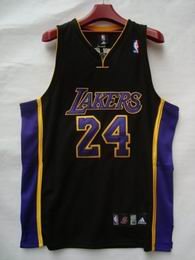 Los Angeles Lakers Kobe Bryant #24 black jersey