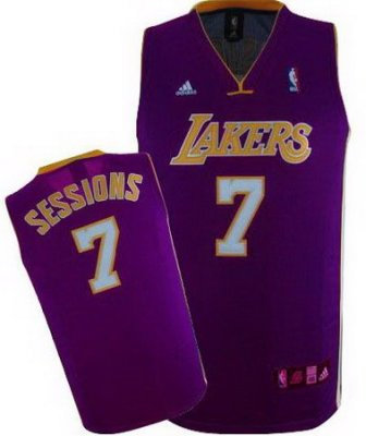 Los Angeles Lakers #7 Ramon Sessions Purple Swingman Jerseys
