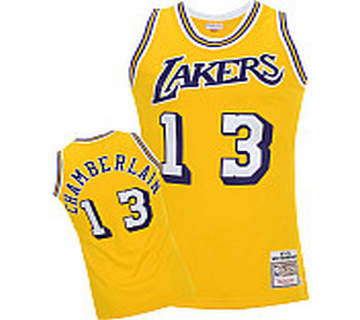 Los Angeles Lakers Wilt Chamberlain 1971-72 Authentic Home Jersey