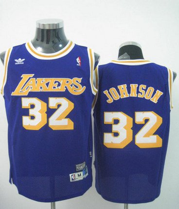 NBA JERSEYS Los Angeles Lakers #32 Johnson blue swingman NBA JERSEYS Los Angeles Lakers #32 Johnson blue swingman