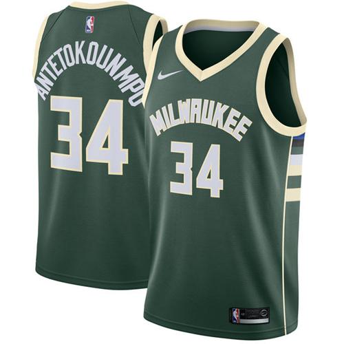 Nike Bucks #34 Giannis Antetokounmpo Green Stitched NBA Swingman Jersey Nike Bucks #34 Giannis Antetokounmpo Green Stitched NBA Swingman Jersey
