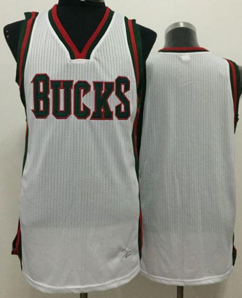 Bucks Blank White Revolution 30 Stitched NBA Jersey Bucks Blank White Revolution 30 Stitched NBA Jersey