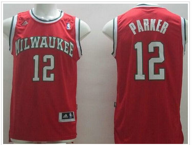 Revolution 30 Milwaukee Bucks #12 Jabari Parker Red Stitched NBA Jersey Revolution 30 Milwaukee Bucks #12 Jabari Parker Red Stitched NBA Jersey