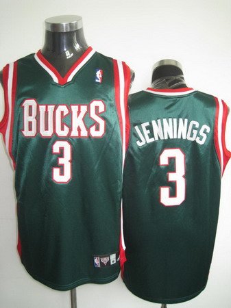 Milwaukee Bucks JENNINGS green jerseys Milwaukee Bucks JENNINGS green jerseys