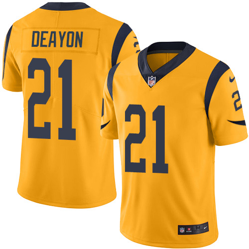 Nike Rams #21 Donte Deayon Gold Men's Stitched NFL Limited Rush Jersey Nike Rams #21 Donte Deayon Gold Men's Stitched NFL Limited Rush Jersey