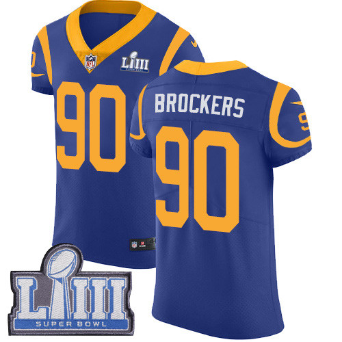 Nike Rams #90 Michael Brockers Royal Blue Alternate Super Bowl LIII Bound Men's Stitched NFL Vapor Untouchable Elite Jersey Nike Rams #90 Michael Brockers Royal Blue Alternate Super Bowl LIII Bound Men's Stitched NFL Vapor Untouchable Elite Jersey