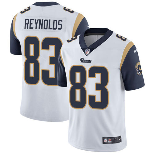 Nike Rams #83 Josh Reynolds White Men's Stitched NFL Vapor Untouchable Limited Jersey Nike Rams #83 Josh Reynolds White Men's Stitched NFL Vapor Untouchable Limited Jersey