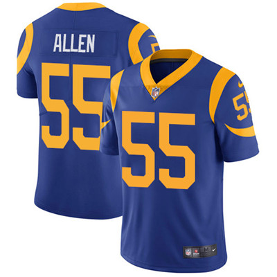 Nike Rams #55 Brian Allen Royal Blue Alternate Men's Stitched NFL Vapor Untouchable Limited Jersey Nike Rams #55 Brian Allen Royal Blue Alternate Men's Stitched NFL Vapor Untouchable Limited Jersey