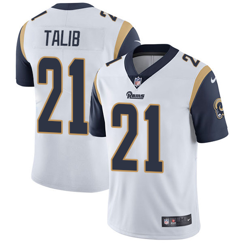 Nike Rams #21 Aqib Talib White Men's Stitched NFL Vapor Untouchable Limited Jersey Nike Rams #21 Aqib Talib White Men's Stitched NFL Vapor Untouchable Limited Jersey