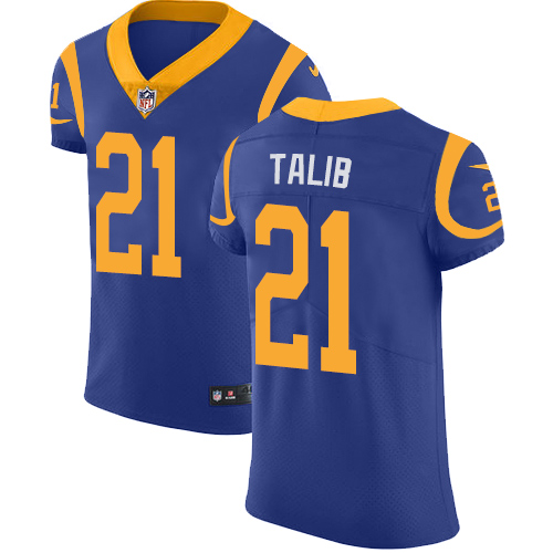 Nike Rams #21 Aqib Talib Royal Blue Alternate Men's Stitched NFL Vapor Untouchable Elite Jersey Nike Rams #21 Aqib Talib Royal Blue Alternate Men's Stitched NFL Vapor Untouchable Elite Jersey