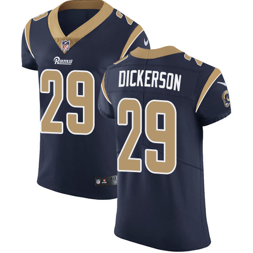Nike Rams #29 Eric Dickerson Navy Blue Team Color Men's Stitched NFL Vapor Untouchable Elite Jersey Nike Rams #29 Eric Dickerson Navy Blue Team Color Men's Stitched NFL Vapor Untouchable Elite Jersey