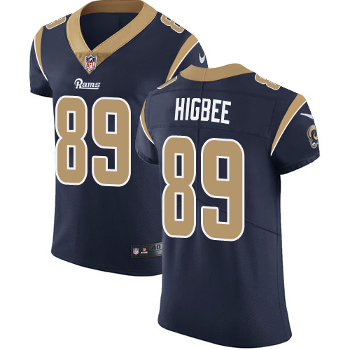 Nike Rams #89 Tyler Higbee Navy Blue Team Color Men's Stitched NFL Vapor Untouchable Elite Jersey Nike Rams #89 Tyler Higbee Navy Blue Team Color Men's Stitched NFL Vapor Untouchable Elite Jersey