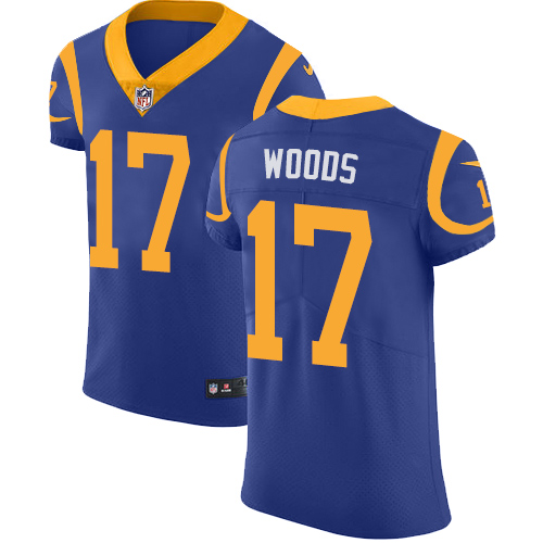 Nike Rams #17 Robert Woods Royal Blue Alternate Men's Stitched NFL Vapor Untouchable Elite Jersey Nike Rams #17 Robert Woods Royal Blue Alternate Men's Stitched NFL Vapor Untouchable Elite Jersey