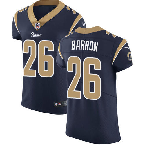 Nike Rams #26 Mark Barron Navy Blue Team Color Men's Stitched NFL Vapor Untouchable Elite Jersey Nike Rams #26 Mark Barron Navy Blue Team Color Men's Stitched NFL Vapor Untouchable Elite Jersey