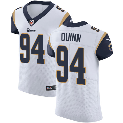 Nike Rams #94 Robert Quinn White Men's Stitched NFL Vapor Untouchable Elite Jersey Nike Rams #94 Robert Quinn White Men's Stitched NFL Vapor Untouchable Elite Jersey