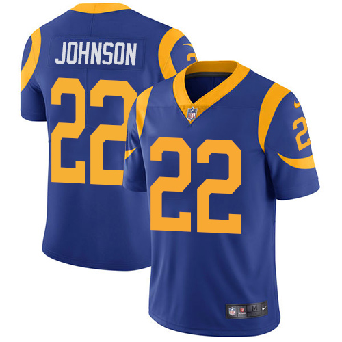 Nike Rams #22 Trumaine Johnson Royal Blue Alternate Men's Stitched NFL Vapor Untouchable Limited Jersey Nike Rams #22 Trumaine Johnson Royal Blue Alternate Men's Stitched NFL Vapor Untouchable Limited Jersey
