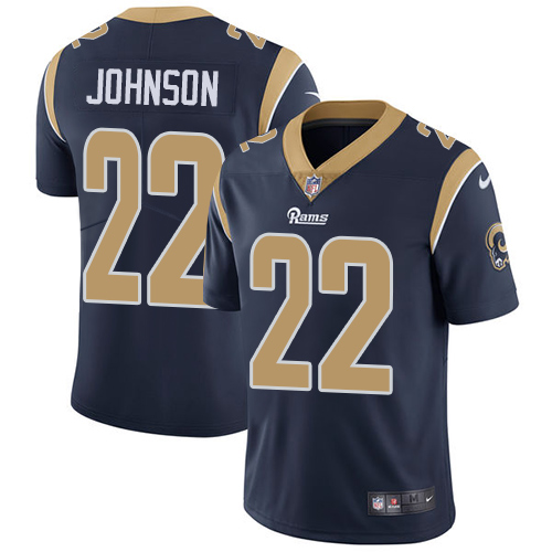 Nike Rams #22 Trumaine Johnson Navy Blue Team Color Men's Stitched NFL Vapor Untouchable Limited Jersey Nike Rams #22 Trumaine Johnson Navy Blue Team Color Men's Stitched NFL Vapor Untouchable Limited Jersey