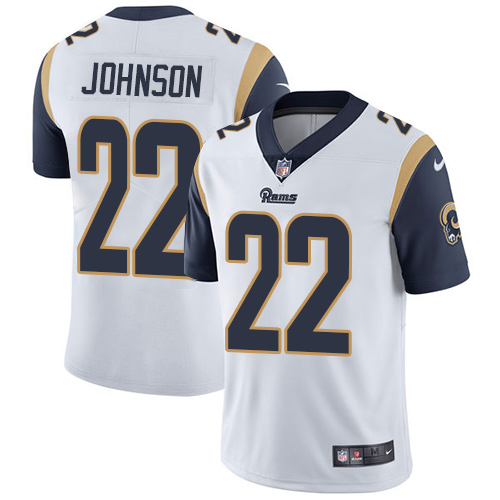 Nike Rams #22 Trumaine Johnson White Men's Stitched NFL Vapor Untouchable Limited Jersey Nike Rams #22 Trumaine Johnson White Men's Stitched NFL Vapor Untouchable Limited Jersey
