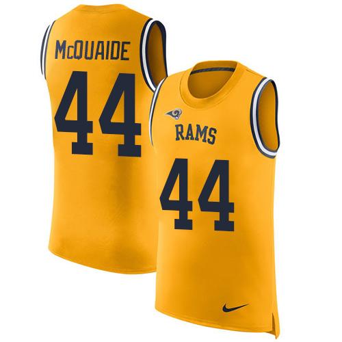 Nike Rams #44 Jacob McQuaide Gold Men's Stitched NFL Limited Rush Tank Top Jersey Nike Rams #44 Jacob McQuaide Gold Men's Stitched NFL Limited Rush Tank Top Jersey