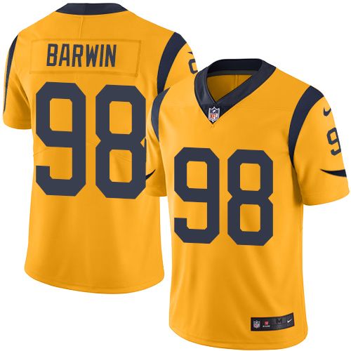 Nike Rams #98 Connor Barwin Gold Men's Stitched NFL Limited Rush Jersey Nike Rams #98 Connor Barwin Gold Men's Stitched NFL Limited Rush Jersey