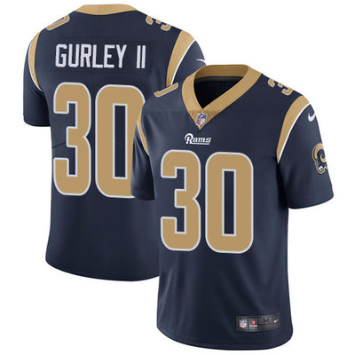 Nike Rams #30 Todd Gurley II Navy Blue Team Color Men's Stitched NFL Vapor Untouchable Limited Jersey Nike Rams #30 Todd Gurley II Navy Blue Team Color Men's Stitched NFL Vapor Untouchable Limited Jersey