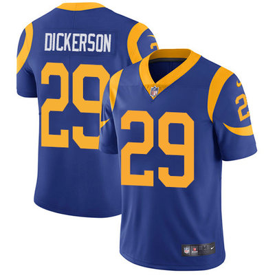 Nike Rams #29 Eric Dickerson Royal Blue Alternate Men's Stitched NFL Vapor Untouchable Limited Jersey Nike Rams #29 Eric Dickerson Royal Blue Alternate Men's Stitched NFL Vapor Untouchable Limited Jersey