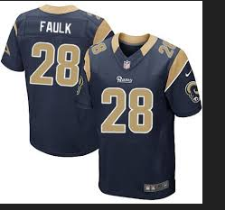 NFL Los Angeles Rams 28 Marshall Faulk DK Blue Elite Jerseys NFL Los Angeles Rams 28 Marshall Faulk DK Blue Elite Jerseys