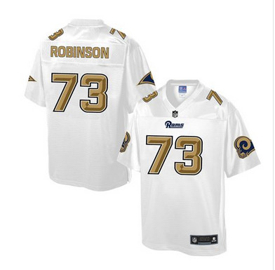 Nike Rams #73 Greg Robinson White Men's NFL Pro Line Fashion Game Jersey Nike Rams #73 Greg Robinson White Men's NFL Pro Line Fashion Game Jersey