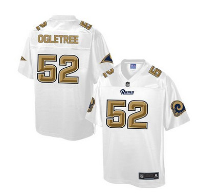 Nike Rams #52 Alec Ogletree White Men's NFL Pro Line Fashion Game Jersey