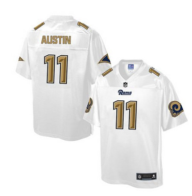 Nike Rams #11 Tavon Austin White Men's NFL Pro Line Fashion Game Jersey