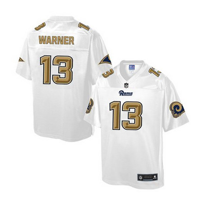 Nike Rams #13 Kurt Warner White Men's NFL Pro Line Fashion Game Jersey Nike Rams #13 Kurt Warner White Men's NFL Pro Line Fashion Game Jersey