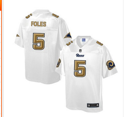 Nike Rams #5 Nick Foles White Men's NFL Pro Line Fashion Game Jersey Nike Rams #5 Nick Foles White Men's NFL Pro Line Fashion Game Jersey