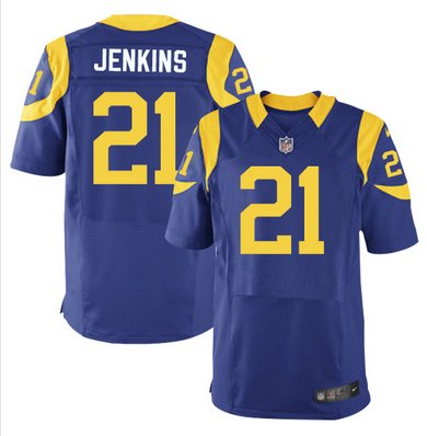 Nike Rams #21 Janoris Jenkins Royal Blue Alternate Men's Stitched NFL Elite Jersey Nike Rams #21 Janoris Jenkins Royal Blue Alternate Men's Stitched NFL Elite Jersey