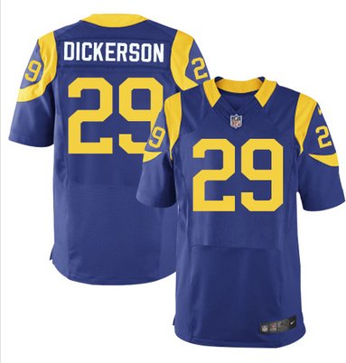 Nike Rams #29 Eric Dickerson Royal Blue Alternate Men's Stitched NFL Elite Jersey