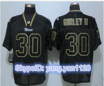 New Nike Los Angeles Rams #30 Todd Gurley Lights Out Black Elite Jerseys New Nike Los Angeles Rams #30 Todd Gurley Lights Out Black Elite Jerseys