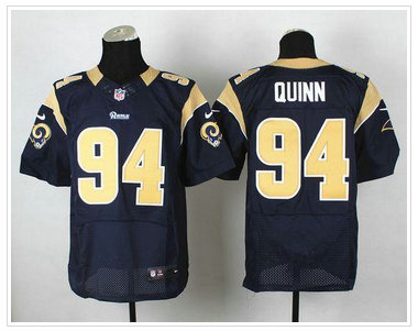 New Los Angeles Rams #94 Robert Quinn Navy Blue Team Color NFL Elite Jersey New Los Angeles Rams #94 Robert Quinn Navy Blue Team Color NFL Elite Jersey