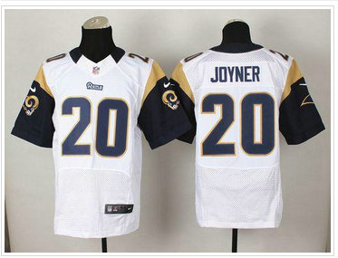 New Los Angeles Rams#20 Lamarcus Joyner White NFL Elite Jersey