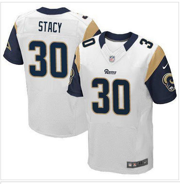 New Los Angeles Rams #30 Zac Stacy White NFL Elite Jersey New Los Angeles Rams #30 Zac Stacy White NFL Elite Jersey