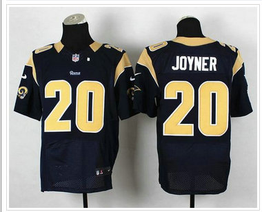 NEW Los Angeles Rams #20 Lamarcus Joyner Navy Blue Team Color NFL Elite Jersey NEW Los Angeles Rams #20 Lamarcus Joyner Navy Blue Team Color NFL Elite Jersey