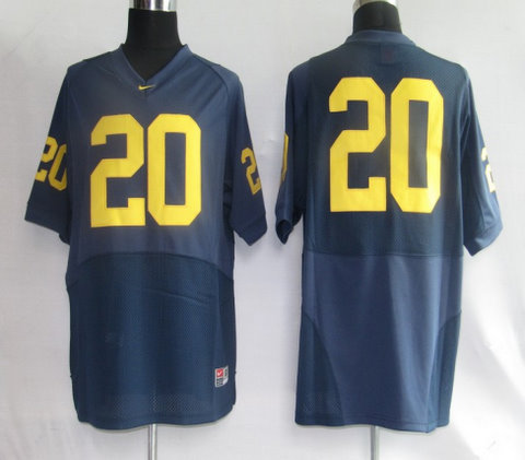 NCAA jerseys 20# Blue Jersey