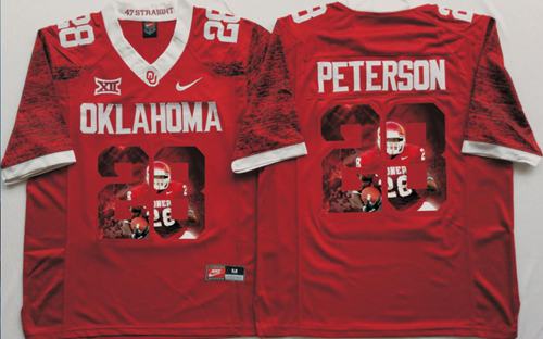 Sooners #6 Baker Mayfield Red Player Fashion Stitched NCAA Jersey
