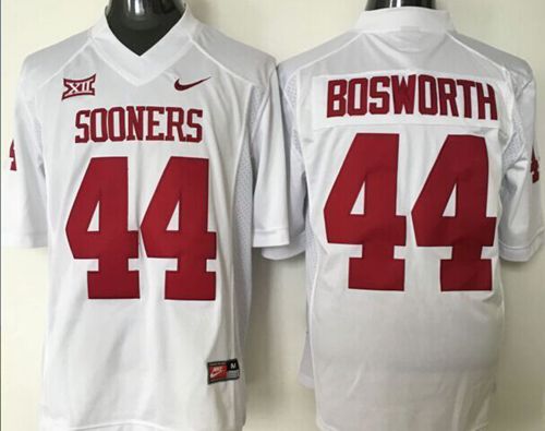 Sooners #44 Brian Bosworth White XII Stitched NCAA Jersey Sooners #44 Brian Bosworth White XII Stitched NCAA Jersey