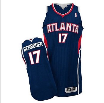 Revolution 30 Atlanta Hawks #17 Dennis Schroder Blue Stitched NBA Jersey