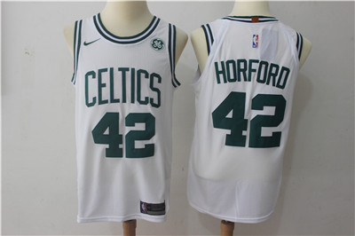 Nike Celtics #42 Al Horford White Authentic Stitched NBA Jersey