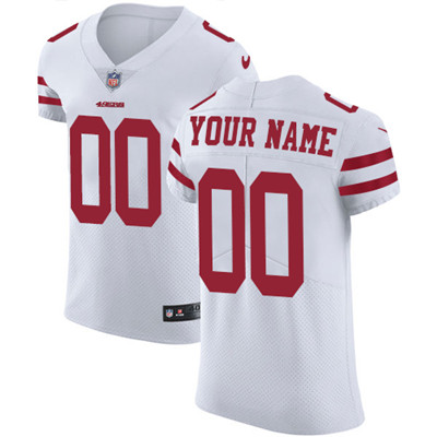 Nike San Francisco 49ers Customized White Stitched Vapor Untouchable Elite Men's NFL Jersey Nike San Francisco 49ers Customized White Stitched Vapor Untouchable Elite Men's NFL Jersey