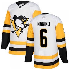 Men’s Penguins #6 Marino White Authentic Stitched Hockey Jersey Men’s Penguins #6 Marino White Authentic Stitched Hockey Jersey